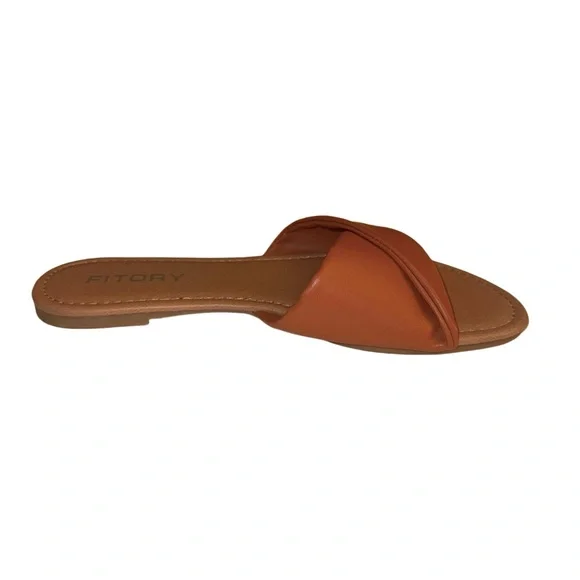 Cognac Leather Sandals - Picture 12 of 14
